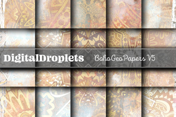 Boho Geo Papers Vol. 5: Elevate Your Creative Design Projects