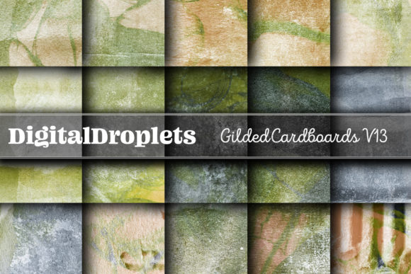 Gilded Cardboards Vol. 13 | Vintage Design Textures