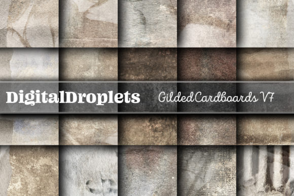 Gilded Cardboards Vol. 7: Vintage Texture for Modern Design