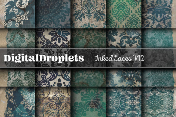 Inked Laces Vol. 12: Vintage Textures for Modern Design