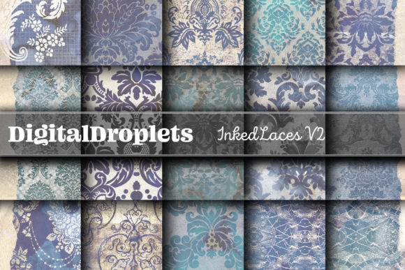 Inked Laces Vol. 2: Vintage Texture for Modern Design