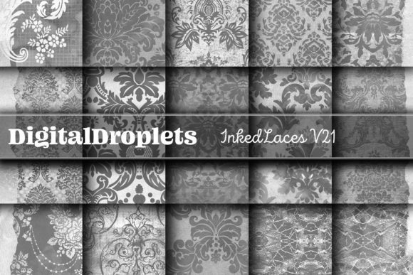 Inked Laces Vol. 21: Vintage Textures for Modern Design