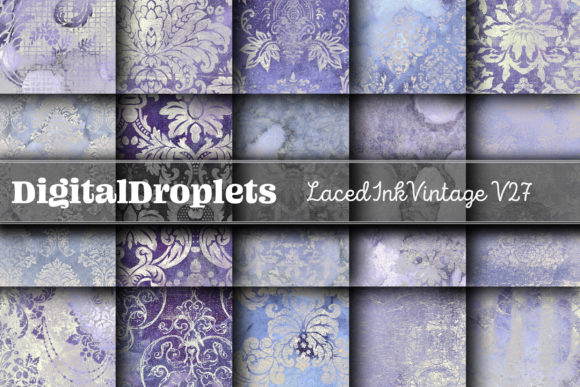 Laced Ink Vintage Vol. 27: A Designer's Texture Toolkit