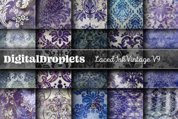 Laced Ink Vintage Vol. 9: Timeless Textures for Modern Design