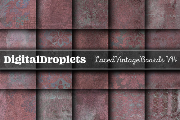 Laced Vintage Boards Vol.14: A Designer's Texture Toolkit