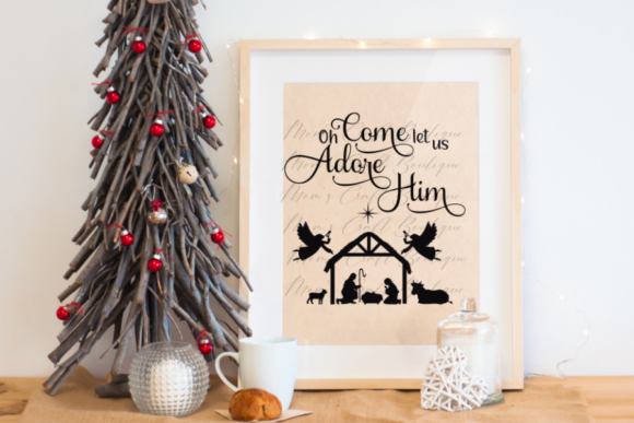 Oh Come Let Us Adore Him: A Cricut-Ready SVG for Meaningful Design