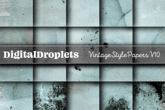 Vintage Style Papers Vol.10: Authentic Textures for Modern Design