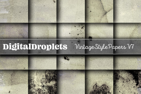 Vintage Style Papers Vol. 7: A Designer's Essential Texture Toolkit